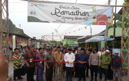 Bupati Bantul Buka Pasar Sore Ramadhan Kampung Blado
