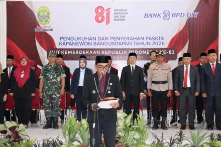Pengukuhan Paskibra Kapanewon Banguntapan Tahun 2026